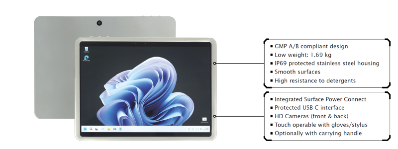 New Cleanroom Tablet Data Sheet