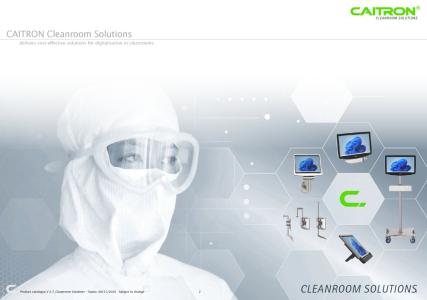 Updated Caitron Cleanroom brochure